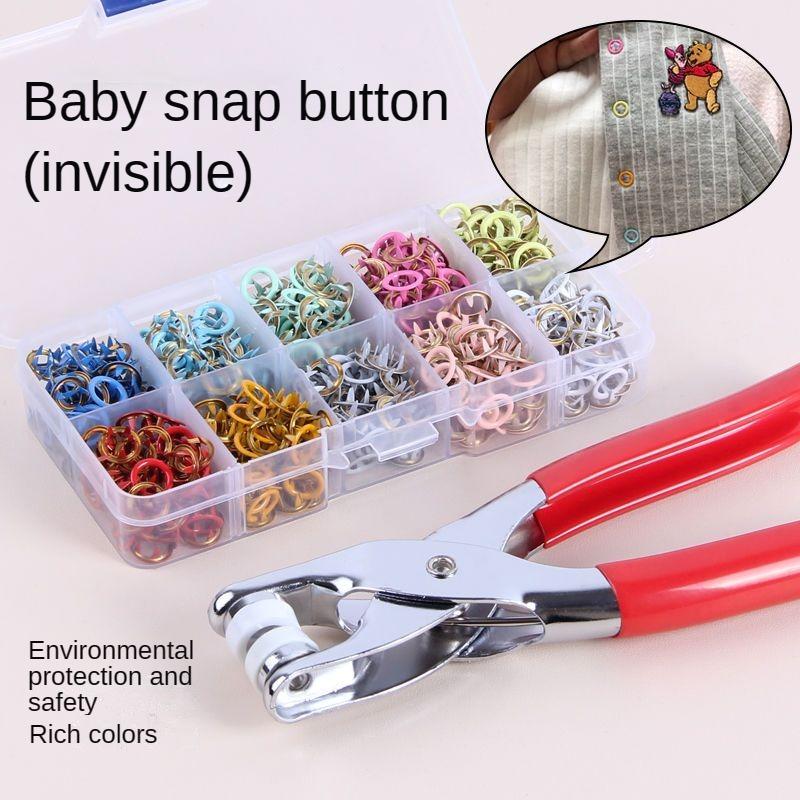 

Детская одежда Невидимая цветная металлическая застежка