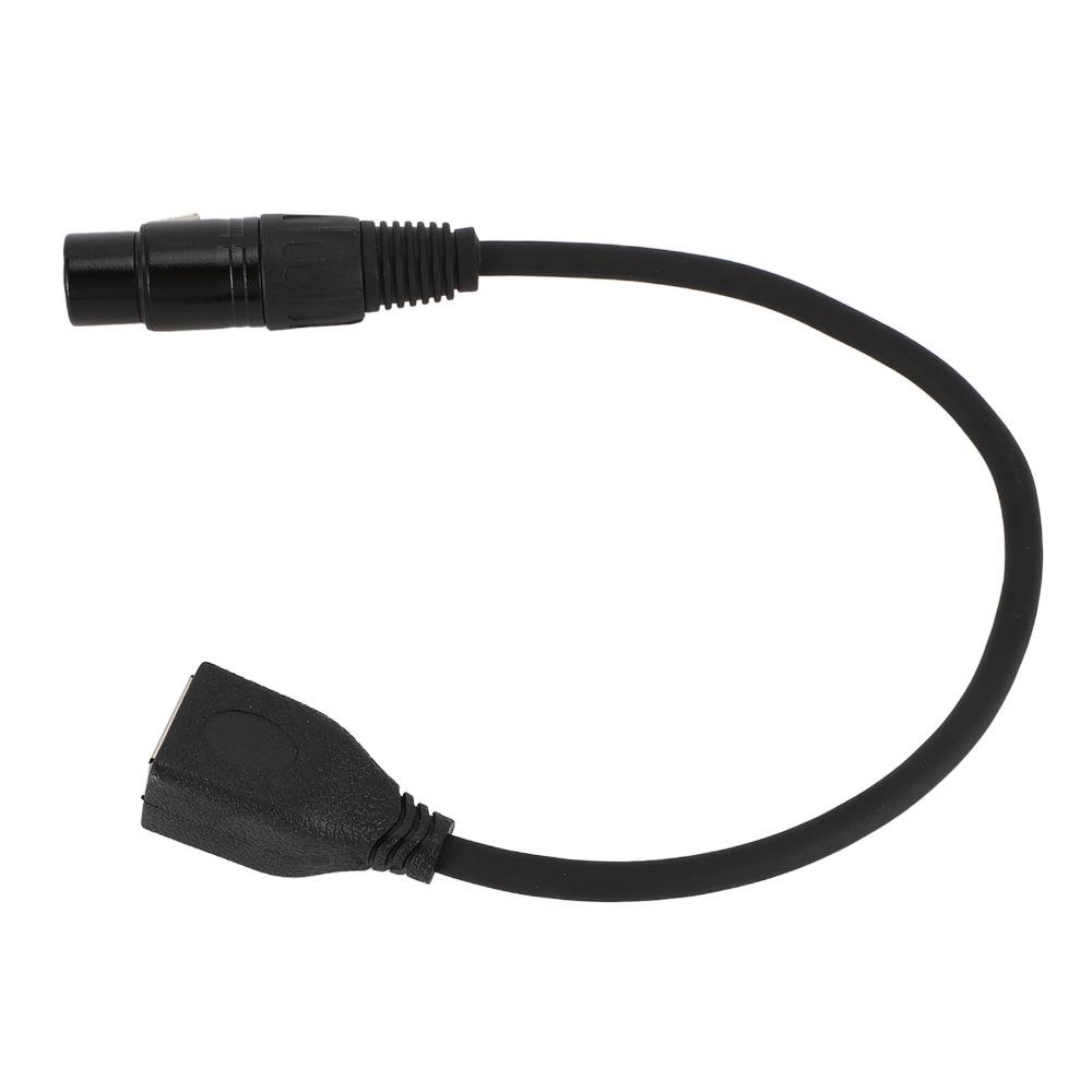 0.3 Meters / 11.8 Inch 5 Pin Female XLR To RJ45 Female Cable