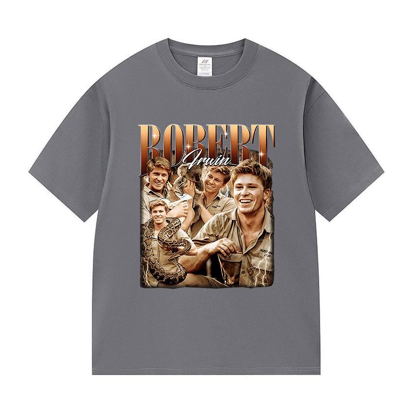 Jaren 90 Retro Robert Irwin Grafisch T-shirt Unisex Klassieke Mode Korte Mouw T-shirts Casual Hoge Kwaliteit Katoenen T-shirt Streetwear