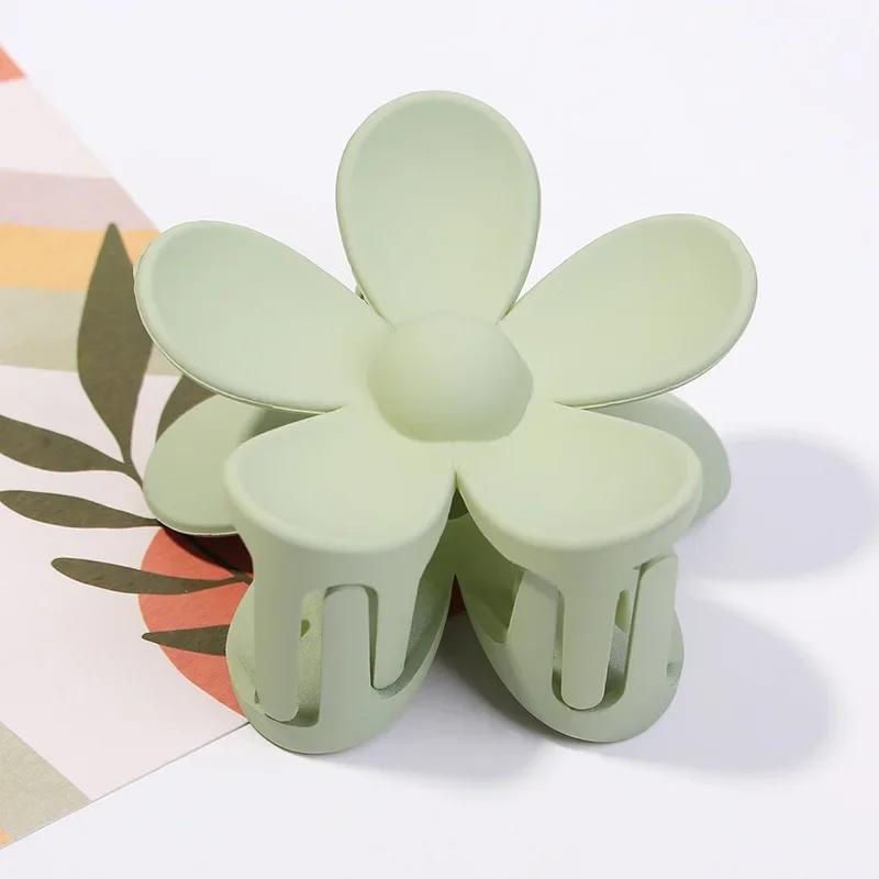 3.5cm 7cm Korea Flower Shape Hair Claw Clips Women Girls Ponytail Hairpin Barrette Headwear Accessories