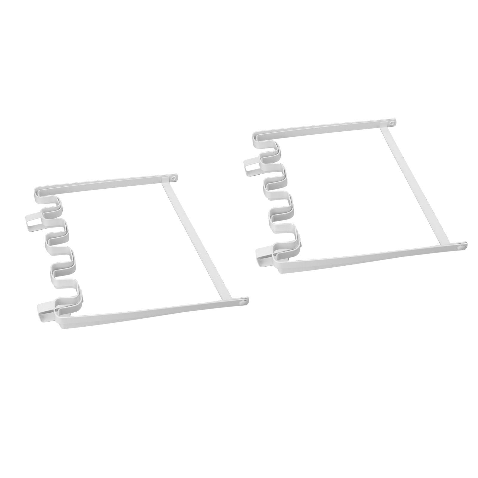 

2PCS Hanging Trash Bag Holder Iron Foldable Under Sink Garbage Bag Rack for Kitchen Cupboard Frame Cabinet Door