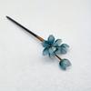 1pcs Elegant Flower Hairpins for Daily Use, Retro Headwear Hairpins, Simple and Versatile Hanfu Qipao Accessories