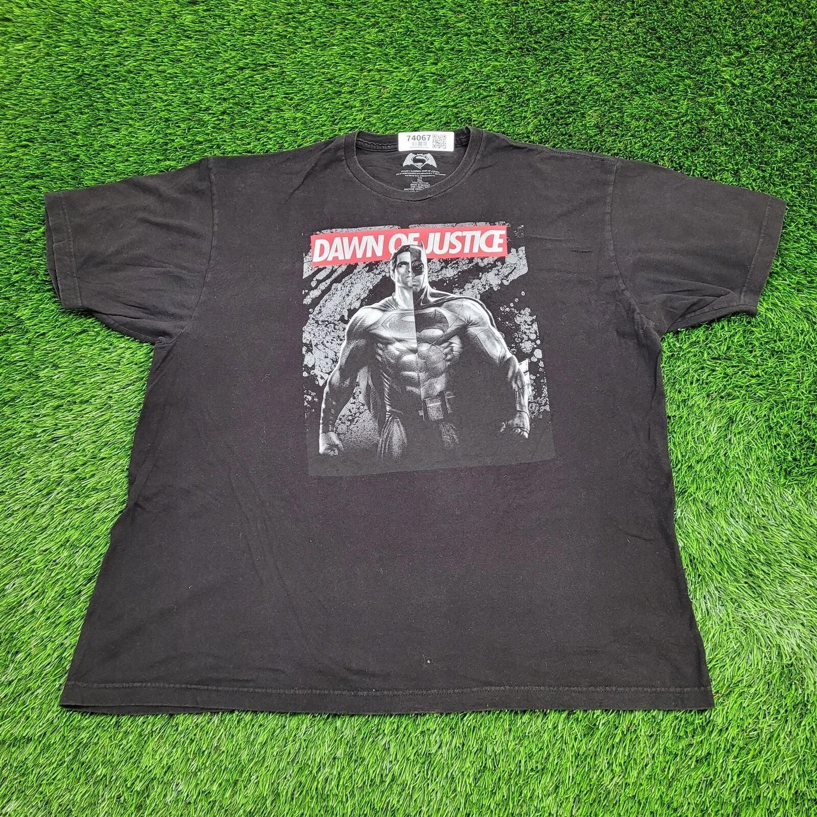 Batman Shirt 2XL 24x28 Black Superman 2XL