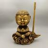 Antique Copper Sun Wukong Home Decor Monkey King Fighting Buddha Crafts Ornaments