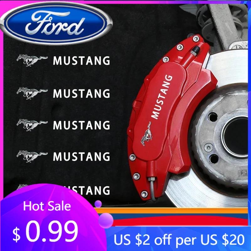 Novo Adesivo de Carro 2026 Novo 2025 Produtos Quentes para Carro Adesivo de Emblema de Pinça de Freio Decoração Adesivo para Ford Mustang GT500 GT350 Cobra Shelby