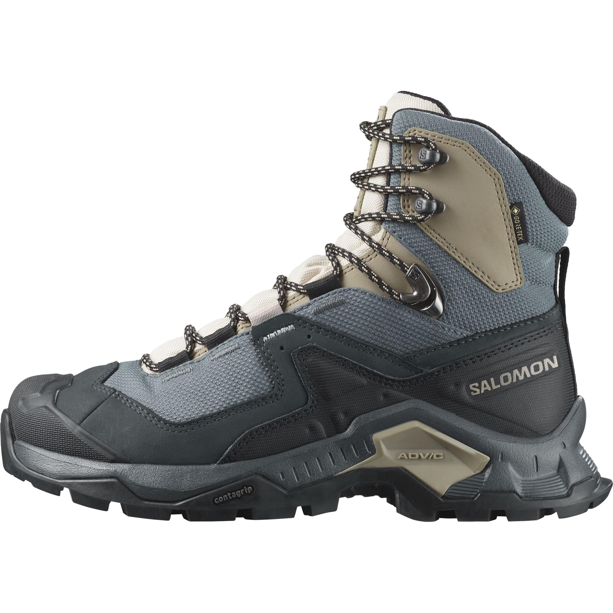 

[Salomon] Женские ботинки для хайкинга и треккинга QUEST ELEMENT GORE-TEX, L41457400, Размер 23.5 см, Цвет EBONY/RAINY DAY/STORMY WEATHER