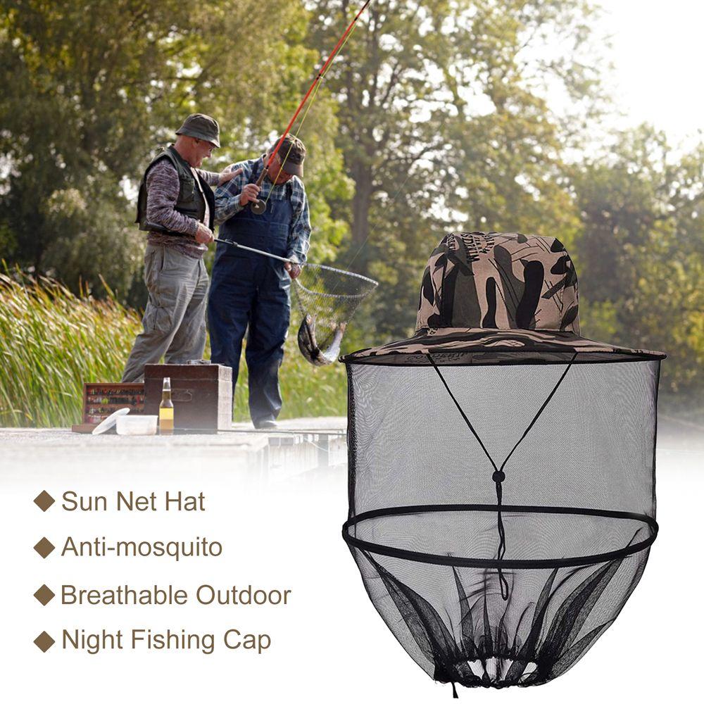 Caps Camouflage Hats Sunscreen Cap Sun Hats Mosquito Hat Fishing Caps Beekeeping Caps Net Mesh Hats
