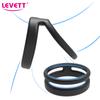 Male Dual Penis Ring Silicone Cock Rings Lock Delay Ejaculation Scrotal Binding Ball Stretcher Cockring Couples Sex Toy For Men