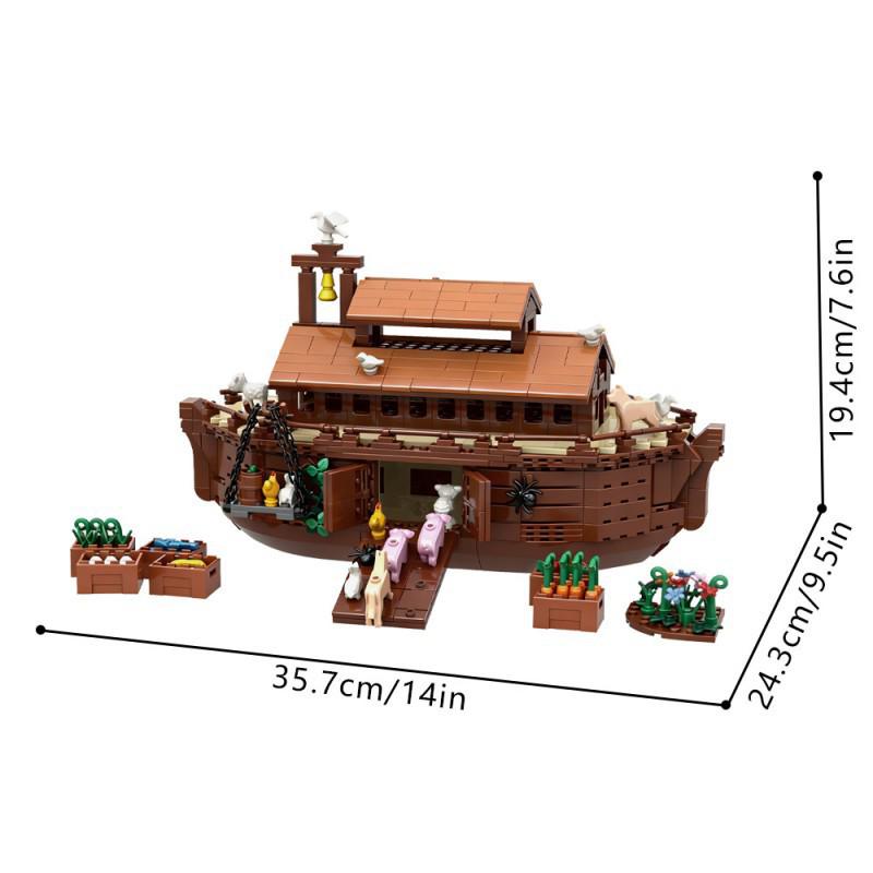 Noah s Ark Building Blocks Assembly Toy Set - Educational & Fun Noah s Ark (1028 pieces)