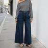 Women S Vintage Casual Straight Leg Slim Fit Jeans