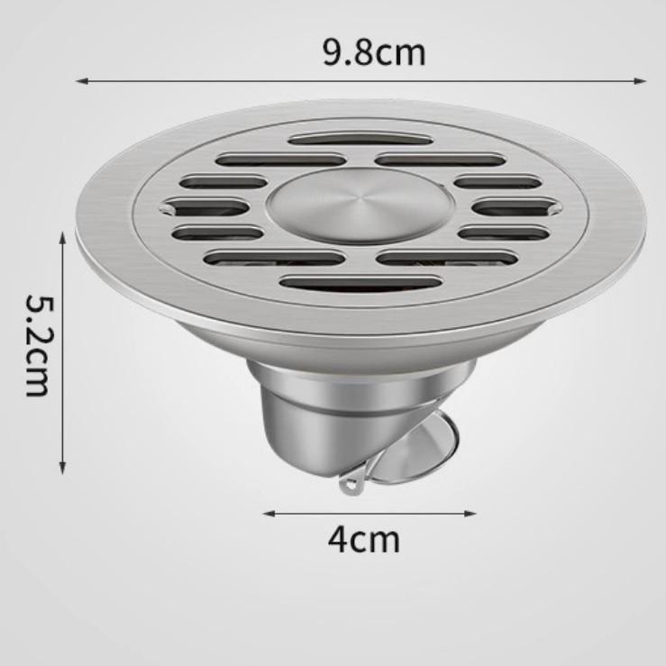 Household Round Floor Drain Core Anti-Odour Sealing Stopper Anti-Backflow Drainage Replacement for Balcony Bathroom Laundry Sink