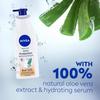 Lait corporel NIVEA Aloe Protection 400 ml | SPF 15 | Extraits d'aloe vera | Sérum hydratant | Hommes et femmes | Tous types de peau