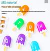 Bai Guo Early Learning Ice Cream Popsicle Set - 26 Letter & Number Matching Montessori Aids for Kindergarten