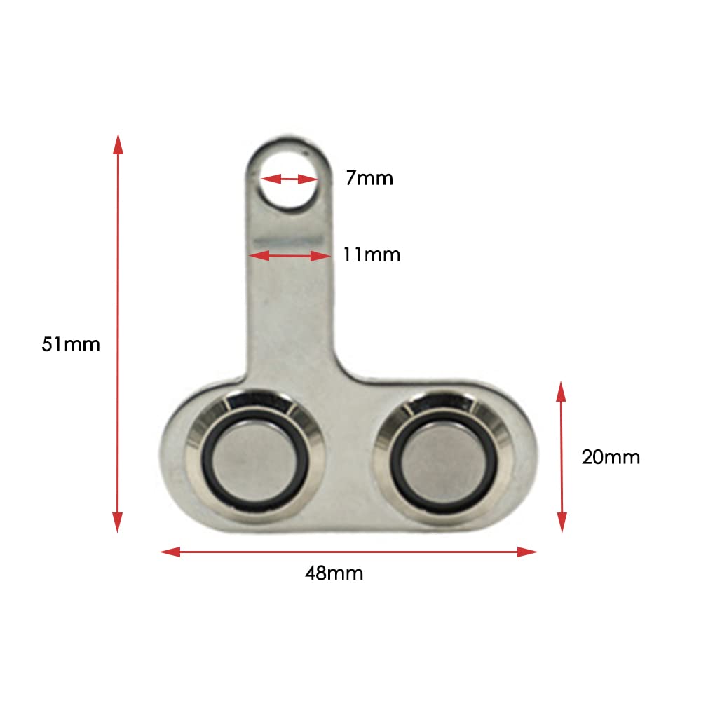 Motorcycle Handlebar Switch ATV Bike LED Headlight Fog Light Switch Waterproof Overload Protection Blue Light