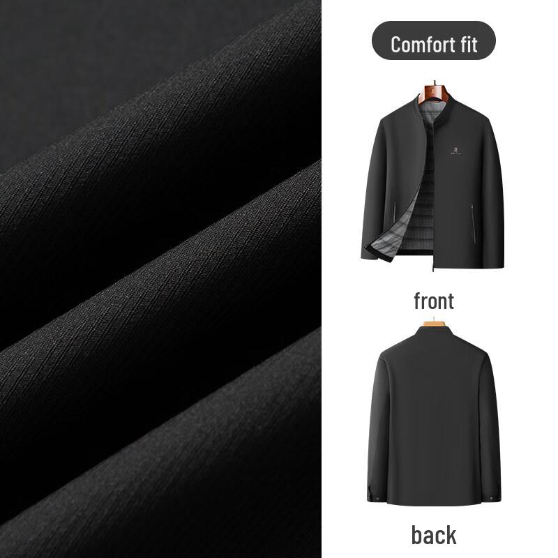 MONTAGUT Men's Spring/Autumn Stand Collar Business Jacket