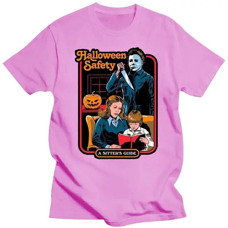 Clothing Shirt Micheal Myers Halloween Safety Horror Cult Movie Joke T Shirt Fun tshirts for designer clothes sale