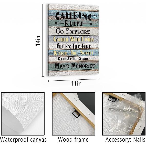 PHAMTE Abstract Boho Green Sun Wall Art, Rustic Boho Sunset Sunrise Sunshine Sun Rays Print Framed Canvas Painting Artwork for Home, Bathroom, Girls