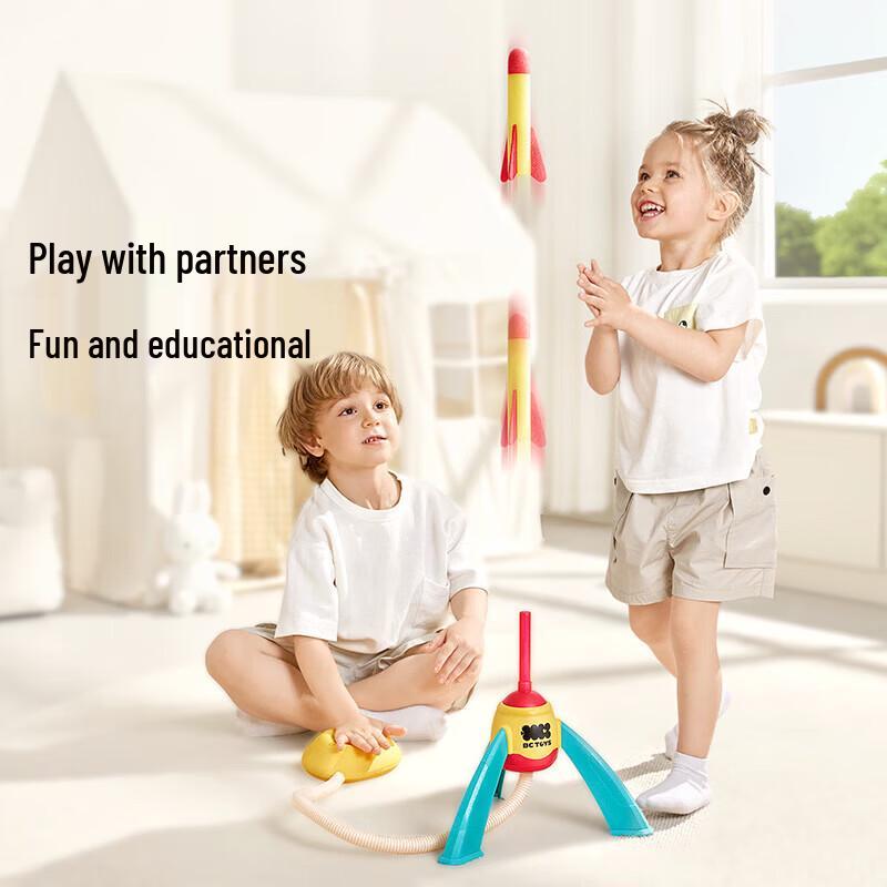 babycare Stomp Rocket Launcher with 3 Rockets