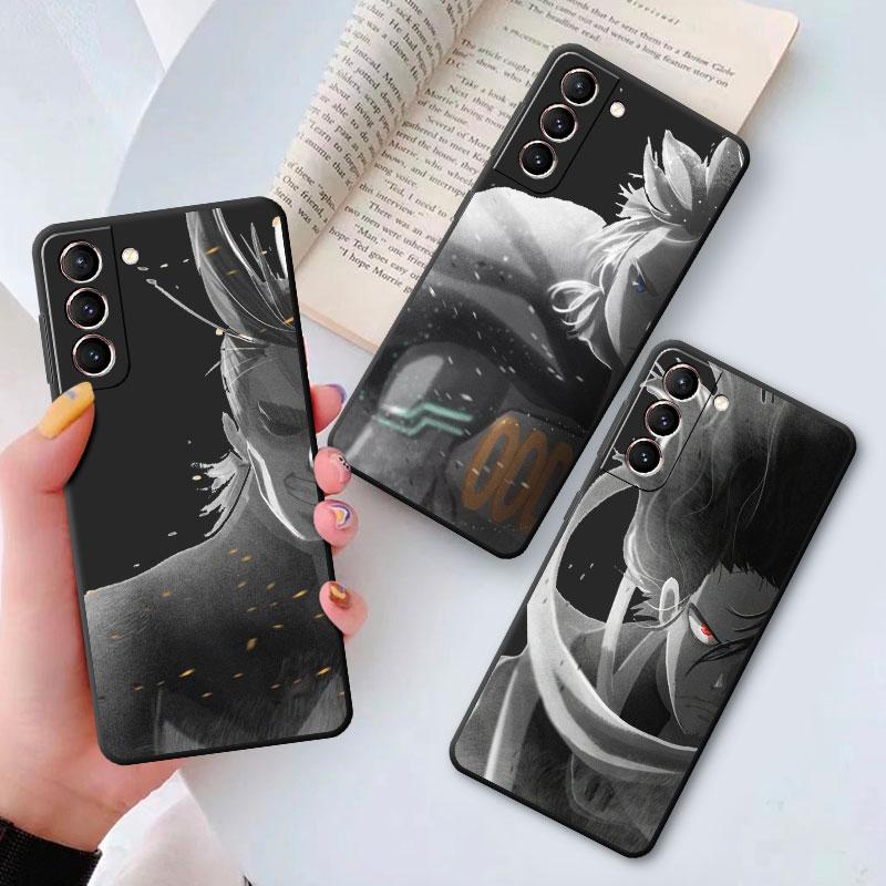 Matte Black Soft Bag Case For Samsung Galaxy S10e S10 S9 S23 Ultra 5g S8 S7 S20 Fe S21 S22 Plus S9plus My Hero Academia Cover