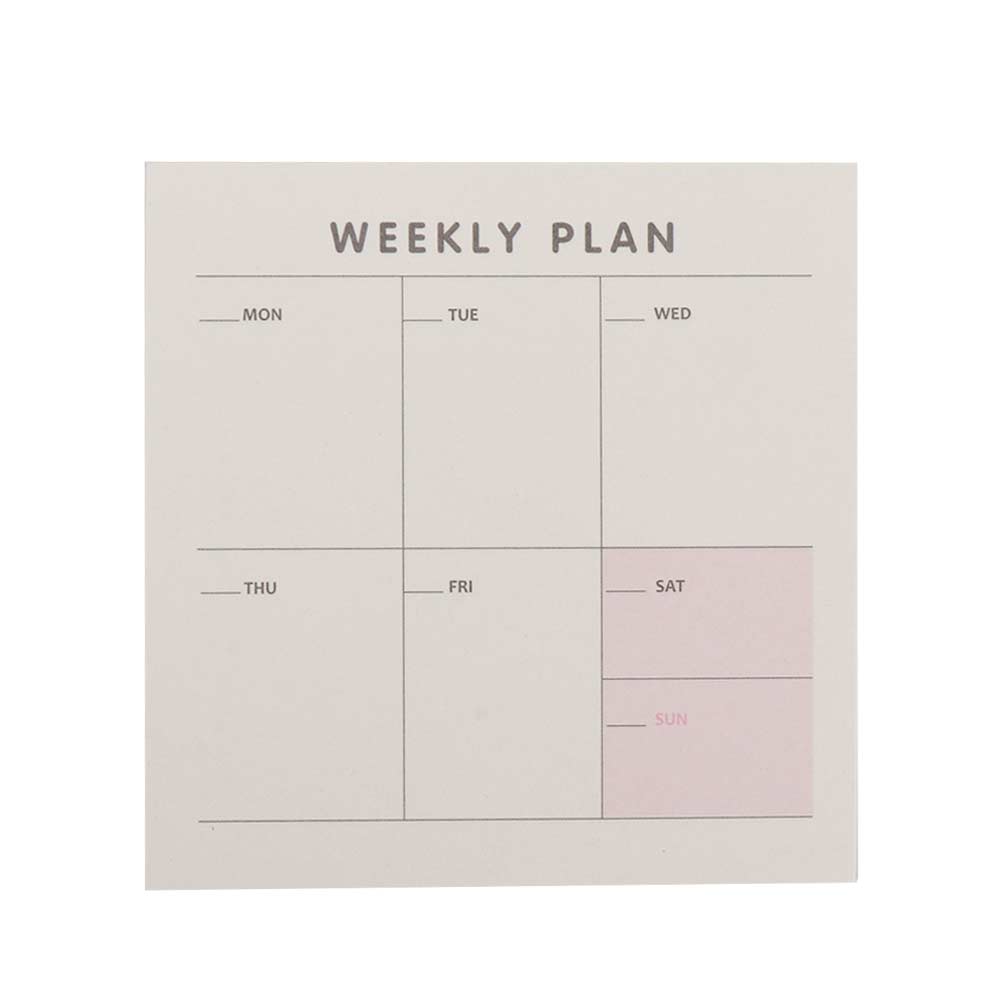 60 sheets Creative Plan List School Supplies Stationery To Do List Daily Weekly Memo Pad Month Planner Weekly Plan