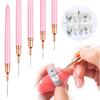 5pcs Nail Art Liner Brush Set UV Gel Nail Brushes Kits French Stripe Line Painting Drawing Flower Pen Professional Manicure Tool