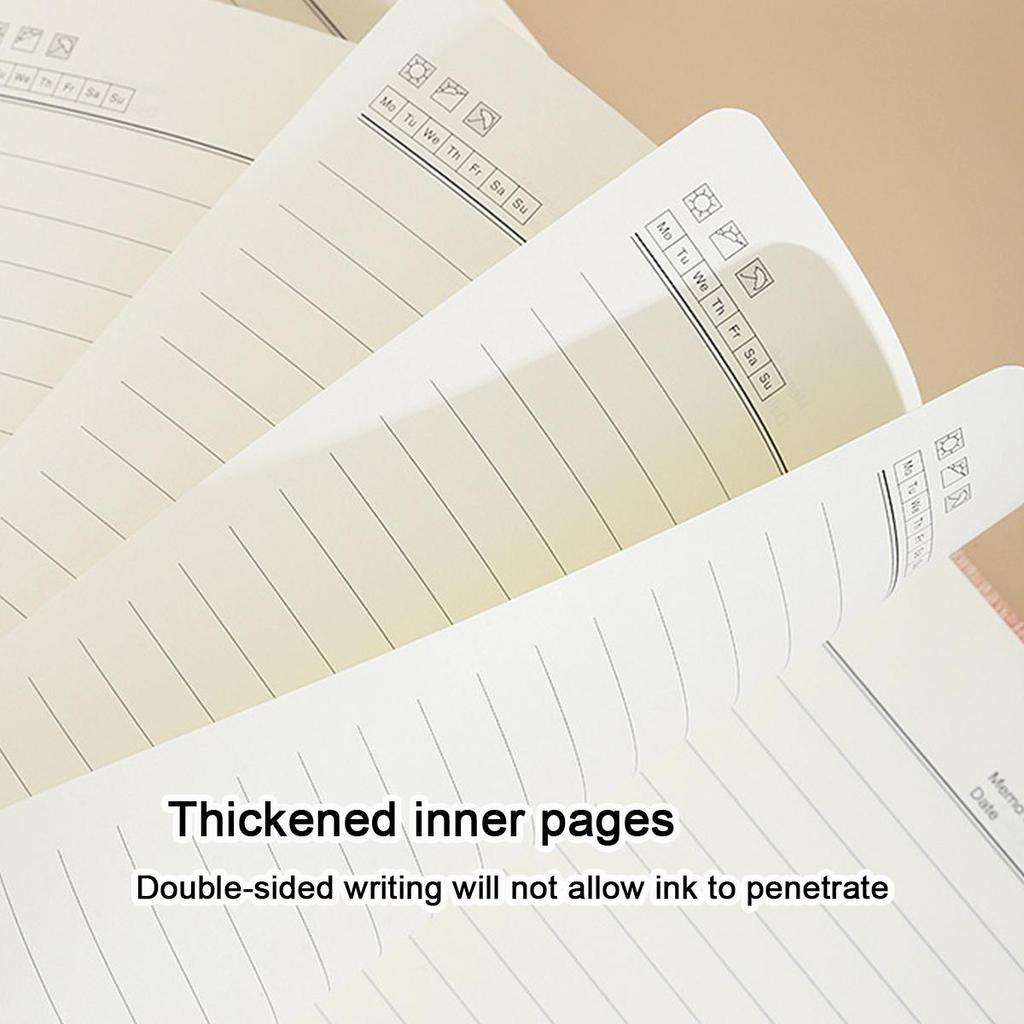 (Logo Engraving Possible) A5 Color Leather Subject Notebook, Work Notepad, Business Meeting Record Book, Diary, Travel Log