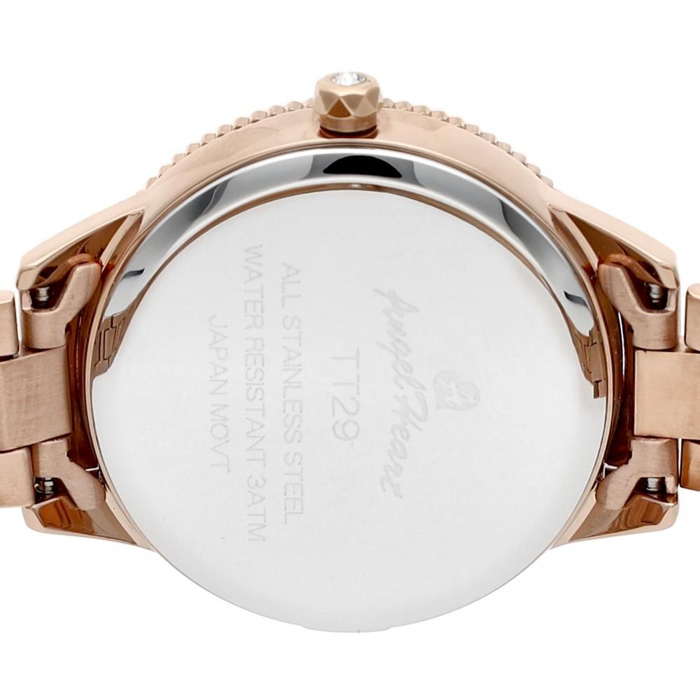 ANGELHEART Angel Heart Twinkle Time White Pearl Dial Stainless Steel Quartz 29MM Genuine Manufacturer Warranty Kanna Hashimoto TT29PG Women's Pink G