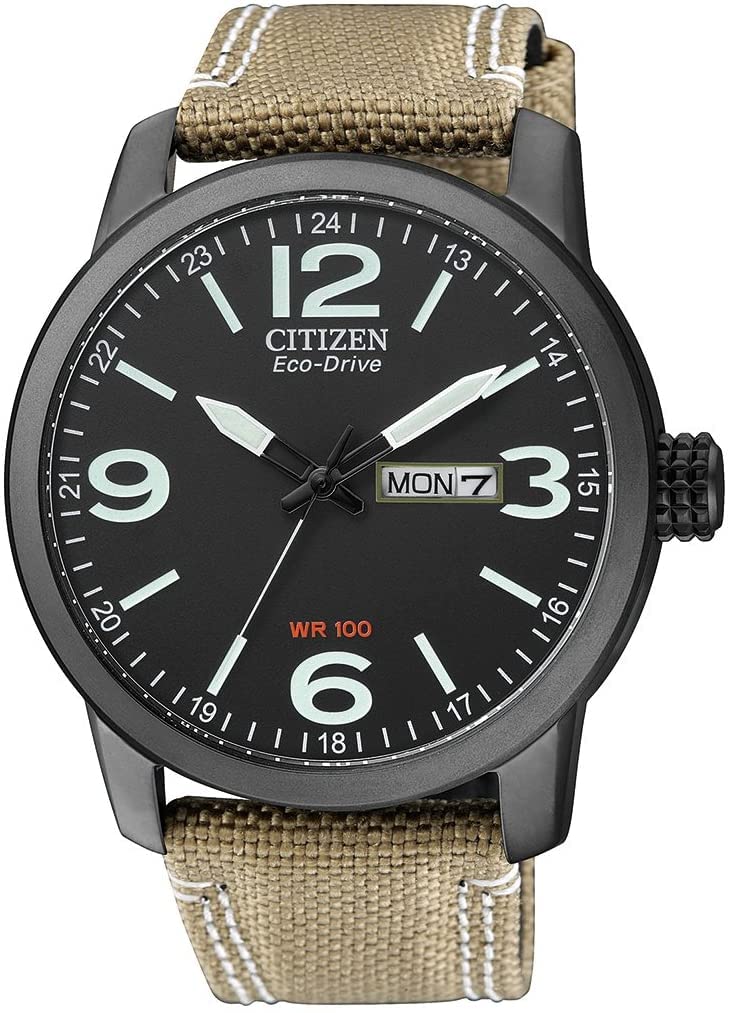 Мужские кварцевые часы Citizen с текстильным ремешком BM8476-23EE BM8476-23EE