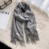 Korean Style Women's Imitation Cashmere Scarf: Cozy Autumn and Winter Shawl for Men and Women