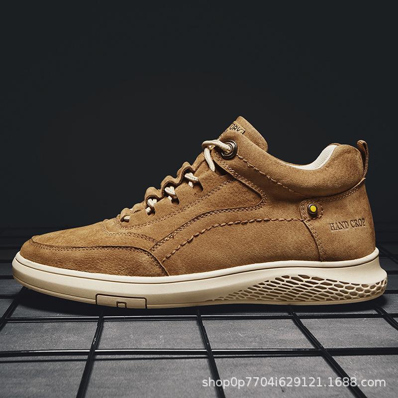 

2025 Zhongbang ретро кеды осень и зима уличный спорт и отдых ботинки Мартинс британский стиль дезерты рабочие ботинки 45