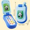 Flip Cover Phones Musical Toys Simulation Phone Control Music Sleeping Toy  Infant