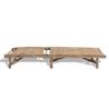 Chaise longue en bambou - Naturel - 200 x 65 cm