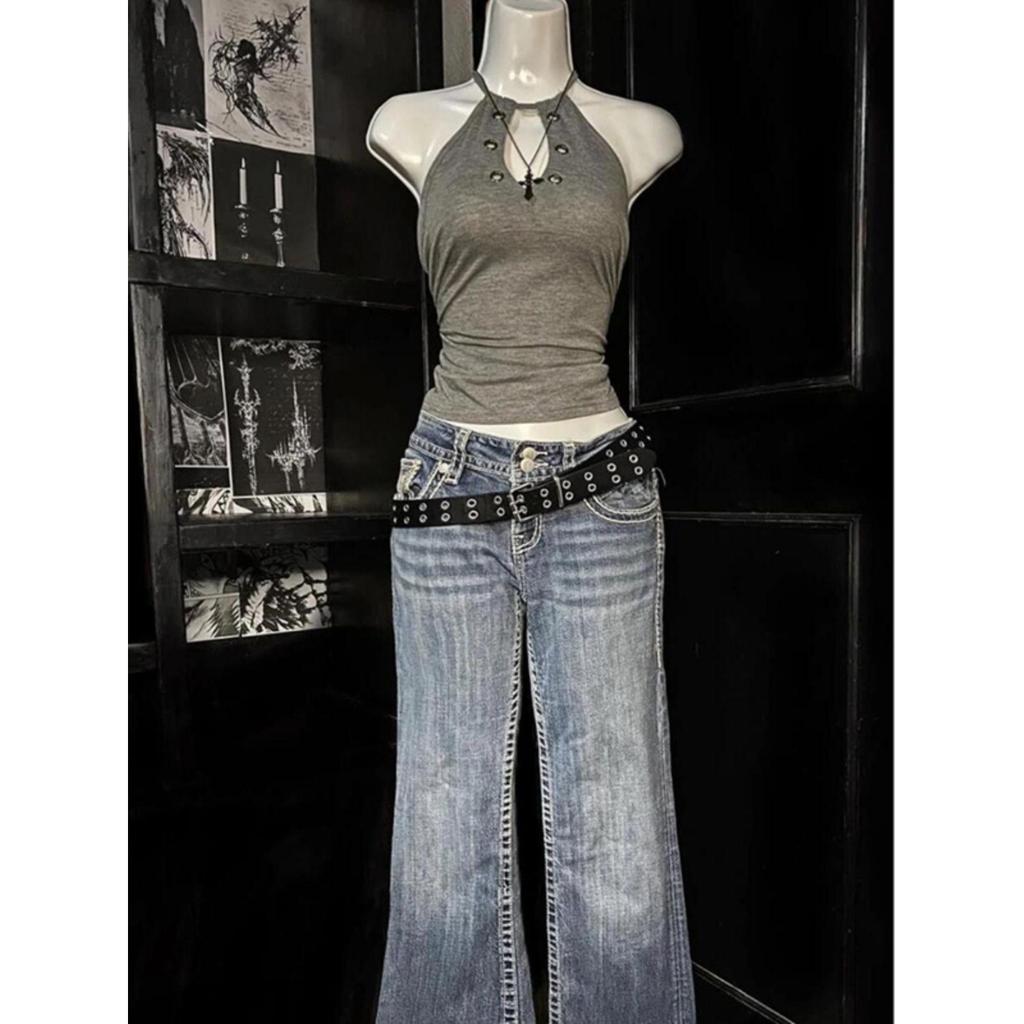 Colete Regata Vintage Cinza para Mulheres - Estilo Verão Thrift Top de Garota Confiante