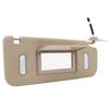Side Sun Visor Beige Sun Shielding Visor Board with Makeup Mirror for 1500 2500 3500 HD Vehicle Models Right: 22850310