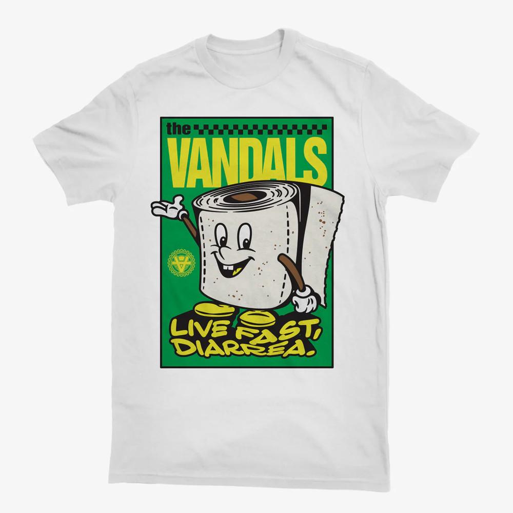 

The Vandals Band Live Fast, Diarrhea Shirt Classic White Unisex S-5XL ND851 Unisex T-Shirt XL