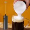 Handheld Milk Frother for Coffee Easy One-Hand Operation Foam Maker for Lattes Electric Whisk Drink Mixer Cappuccino Frappe Matcha Hot Chocolate