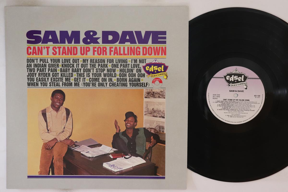 

LP Record SAM DAVE Cant Stand Up For Falling Down ED133 EDSEL 1984 UK SoulFunk Used