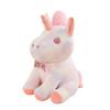 Colorful Unicorn Plush Toy Tie-dye Pony Doll Fantasy Color Sleeping with Pillow Children's Birthday Gift Rag Doll