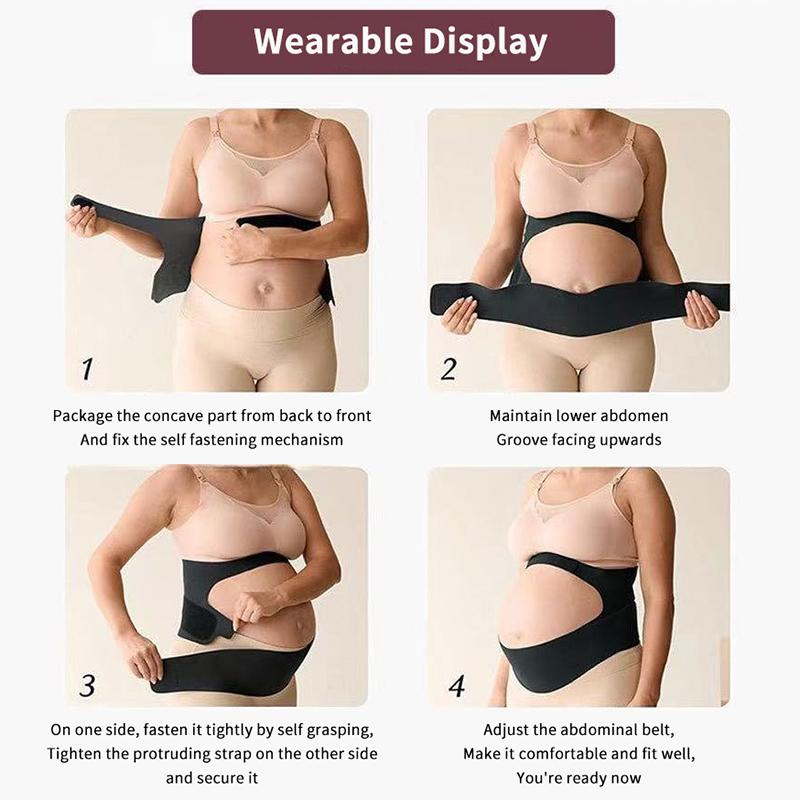 Comfortable Adjustable Maternity Waist Support Brace for Pregnancy Back Care