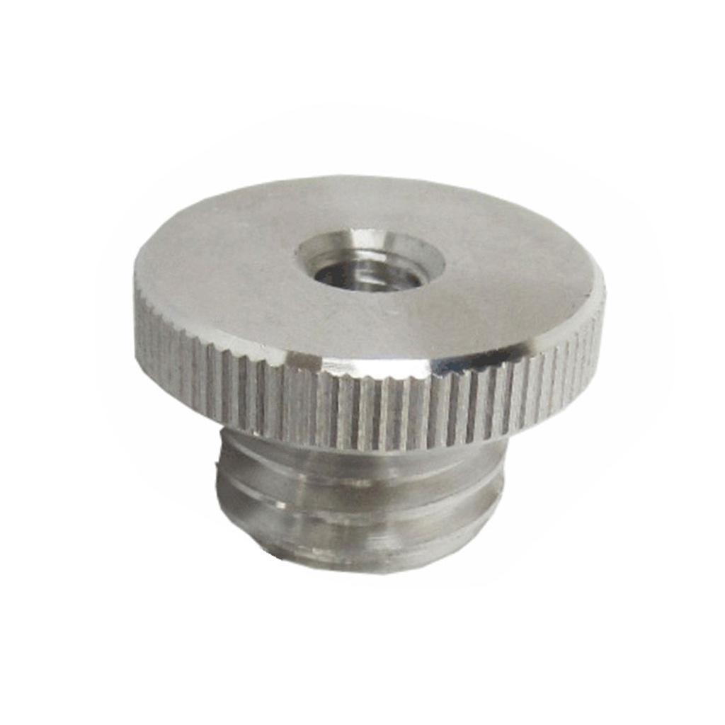 1/4'' To 5/8" Screw Adapter for 1/4'' Thread Lasers Level Rangefinder Tripod Stand 5/8" Adapter Sliver for Tripod Camera