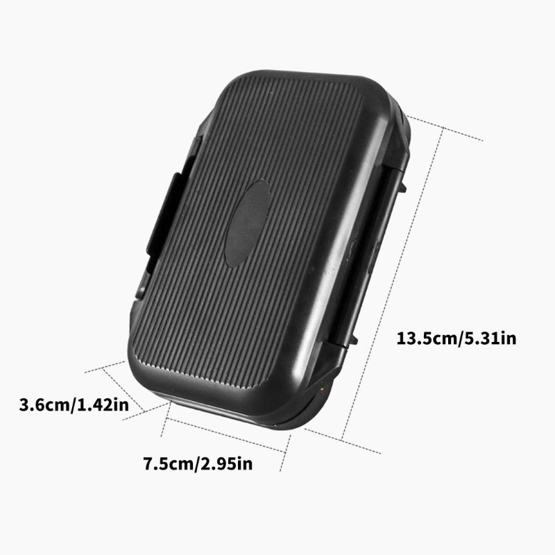 Waterproofs Plastic Fishing Tackle Box Double Sides Fishing Lure Fly Baits Box Fly Fishing Storage Case Easy To Carry