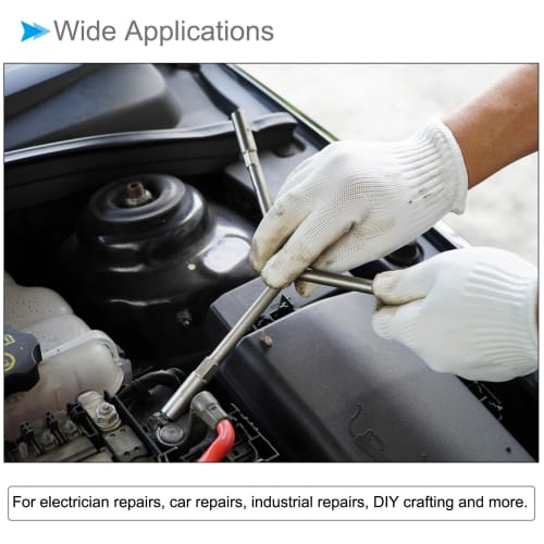 CoCud Y-Type 3-Way Socket Wrench, 8mm, 10mm, 12mm Length, CR-V Y-Type Hex Spanner Repair Tool (Application: Bicycle Maintenance and Repair), 1 Piece