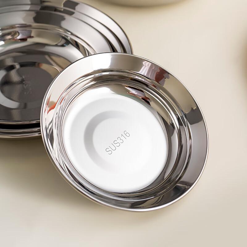 Onlycook 316 Stainless Steel Dinner Plates
