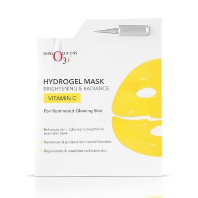 O3+ Vitamin C Hydrogel Facial Mask 50g+2ml Pack of 1 for Radiant Hydrated Glowing Skin