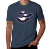 Bats over the moon cute Halloween design TShirt Big and Tall Basic Tee Shirt