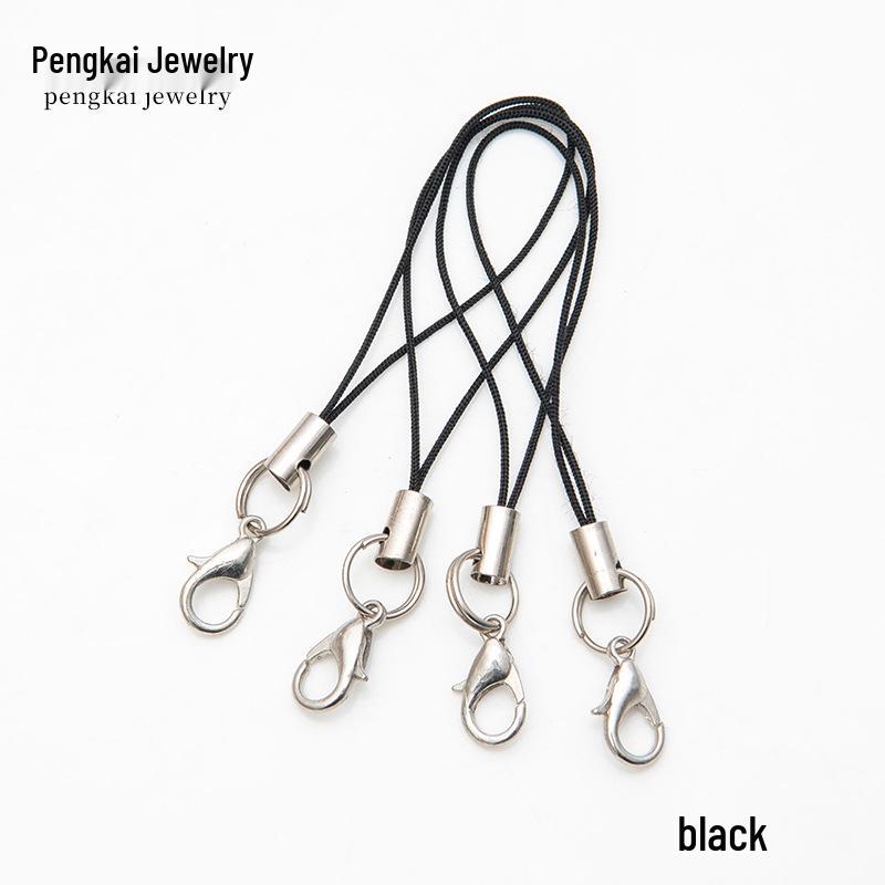 DIY šperky doplňky: 303 Karabina s dvojitým kroužkem šňůrka na mobilní telefon