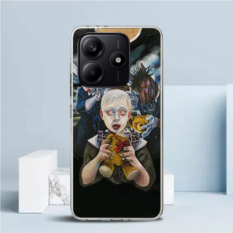 

K-Korn Rock Band Soft Cover for Xiaomi Redmi Note 15 14 13 12 Pro Plus Phone Case 14S 11S 11T 11E 10S 10 4G Pattern Shell Redmi Redmi Note 14 4G