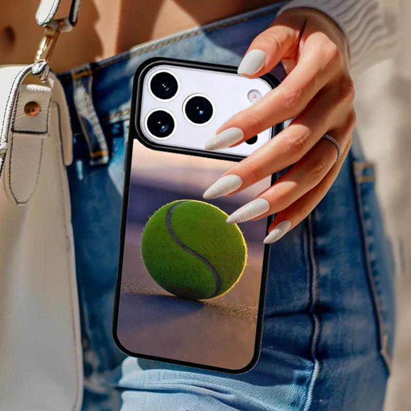 Tennis Ball Sport Phone Case For iPhone 17 Air 14 15 13 12 Max Cover For Apple 16e 11 Pro Max Plus Coque