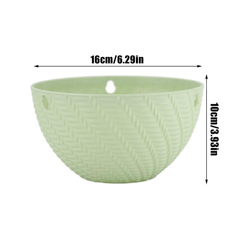 Korb Hängender Pflanzer mit Drainageloch Outdoor-Anlage Container Garten Blumentopf