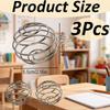 3 Pcs Metal Shaker for Gym, Shaker Ball for Efficient Protein Mixing, Milton Protein Shaker Bottle Compatible Spring Balls, Gym Bottle Steel Contai